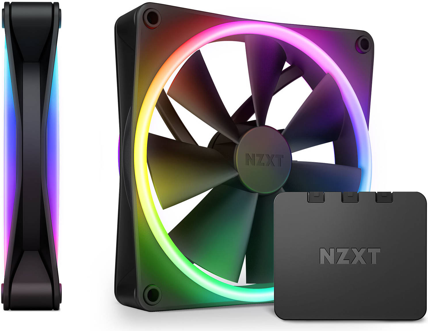 NZXT F140 RGB Duo 140mm RGB Fan with RGB Controller